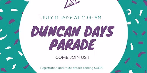 Duncan Days Parade! 