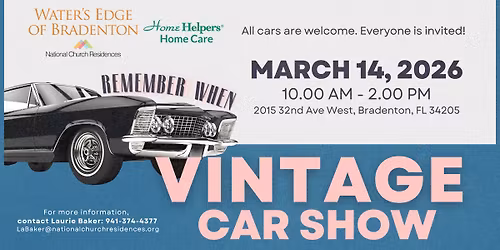 Vinatage Car Show @ Water's Edge of Bradenton