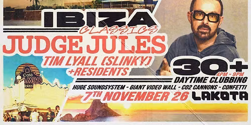 Ibiza Classics: Judge Jules