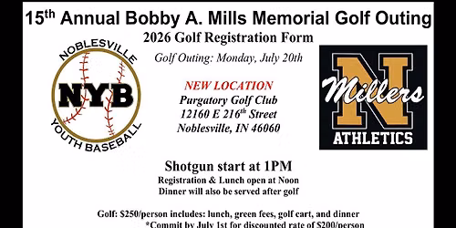 15th Annual Bobby A. Mills Memorial Golf Outing