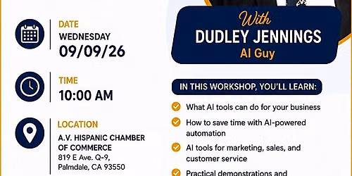 AVHCC Workshop Series: AI Tools For Business