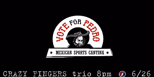 Crazy Fingers Acoustic Trio at Vote For Pedro