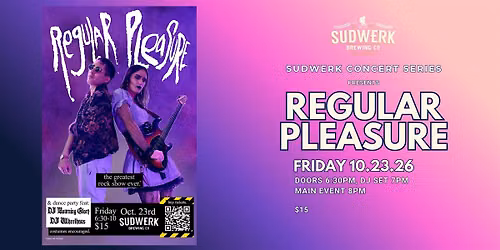 Sudwerk Brewing Concert Series | Regular Pleasure - Rock and Roll Concert
