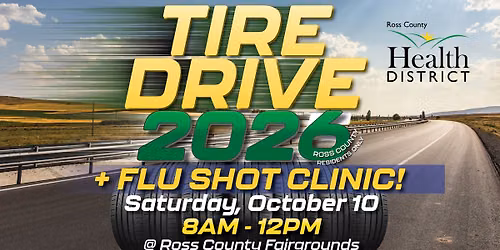 2026 RCHD Tire Drive + Flu Shot Clinic
