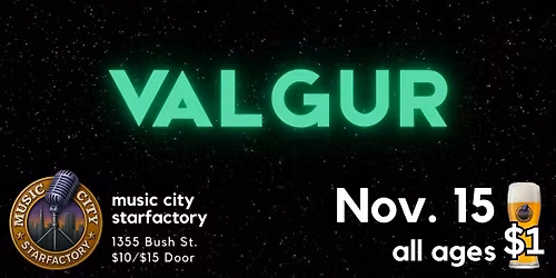 Valgur - Live at Music City Starfactory