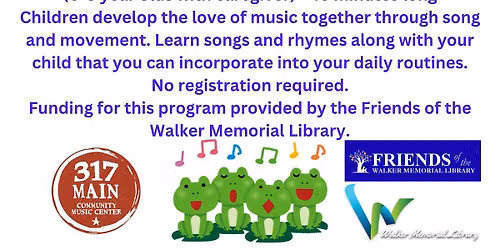 Little Roots Family Music Time (ages 0-5 with caregiver)
