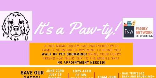 Walk Up Grooming Event @ Family Network of Wyoming