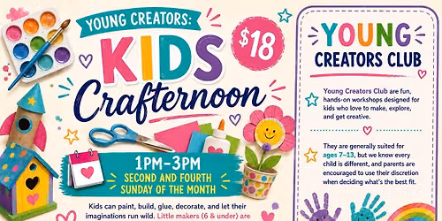 Young Creators: Kids Crafternoon