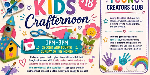 Young Creators: Kids Crafternoon