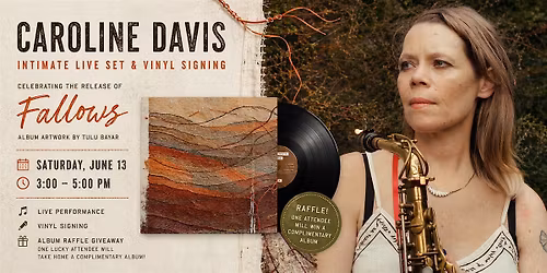 Caroline Davis: Intimate Live Set & Vinyl Signing \u2014 'Fallows' Release