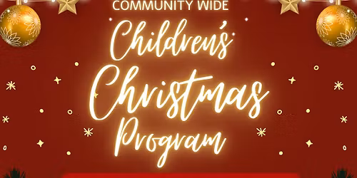 Children\u2019s Christmas Program & Candlelight Service