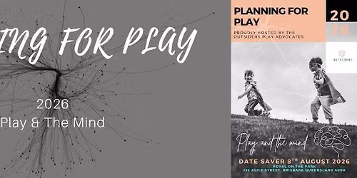 Planning For Play 2026 : Play & The Mind