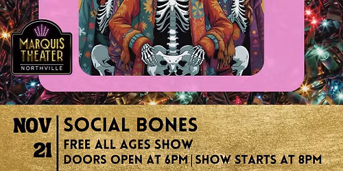 Lighted Parade After Party-Social Bones -Live Music