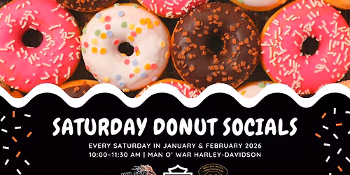 Saturday Donut Social! + Happy V-Day
