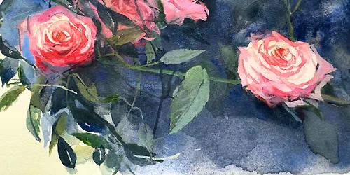 IN BLOOM \u2014 A Rose Watercolour Workshop
