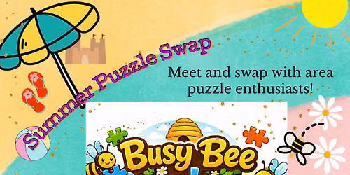 Summer Busy Bee Puzzle Swap
