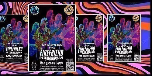 Firefriend, Pete Bassman (ex Spacemen 3), Thee Lucifer Sams and Echoes of Distant Stars - Outpost Liverpool - Thursday 22 October 2026