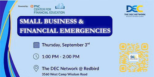 PNC Workshop: Small Business and Financial Emergencies