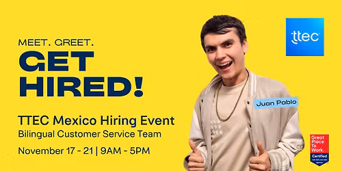 TTEC Mexico City (Republica) Walk-In Recruitment Drive