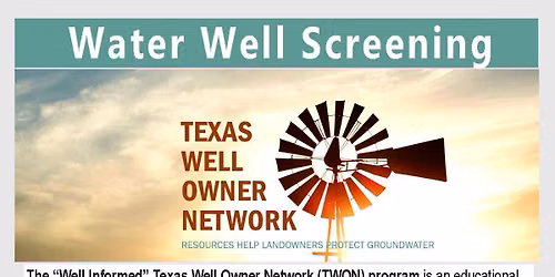 Water Well Screening
