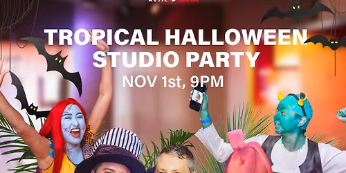 Tropical Halloween Studio Party 2025