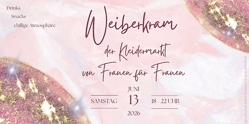 Weiberkram - Der Flohmarkt von Frauen f\u00fcr Frauen
