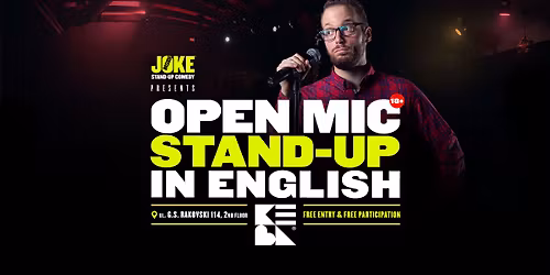 Open Mic Stand-up Comedy in English \/\/ Inside Joke x KEVA \/\/  27 APR