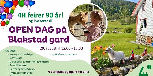 Open dag p\u00e5 Blakstad gard