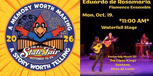 Eduardo de Rosamaria Ensemble Live at the NC State Fair (1st Set)