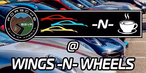 PCA SGVR Cars & Coffee at Wing N Wheels