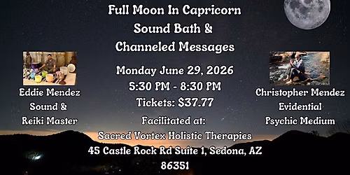 Sounds Of The Soul: Full Moon In Capricorn