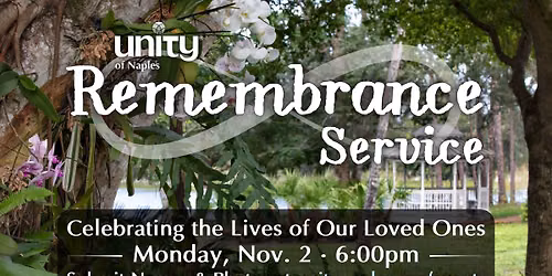 Remembrance Service | Celebrating the Lives of Our Loved Ones