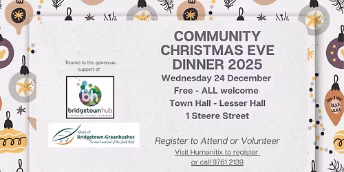 Community Christmas Eve Dinner 2025