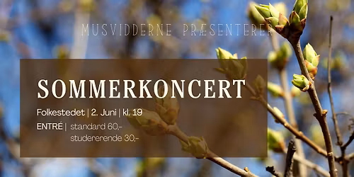 Sommerkoncert | Folkestedet | 2. juni kl. 19