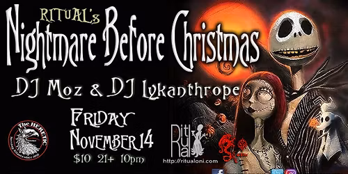 RITUAL's Nightmare Before Christmas party (goth\/industrial)