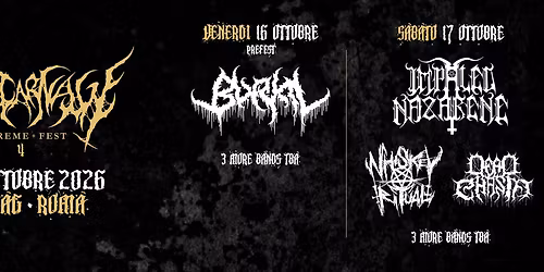 ROME CARNAGE EXTREME FEST 2026