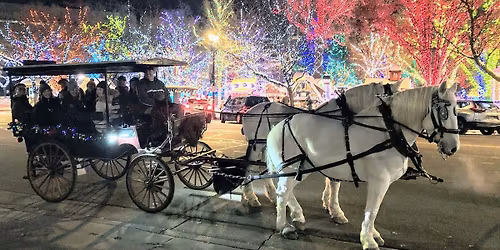 Ogden Christmas Village Horse Drawn Carriage Rides