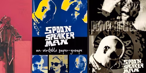 Spoon Speaker Man and TV PINS STOURBRIDGE TOWN HALL