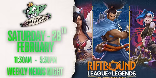 Riftbound \u2013 League of Legends Nexus Nights