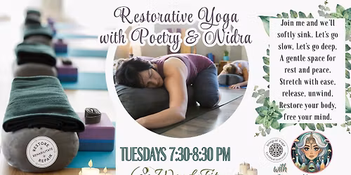 Restorative Yoga with Poetry and Nidra