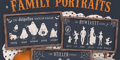Spooky Family Portraits