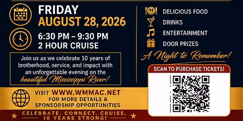 10-Year WMMAC Chapter Anniversary - Memphis Riverboat Cruise
