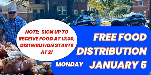 FREE Monthly Food Distribution (January)