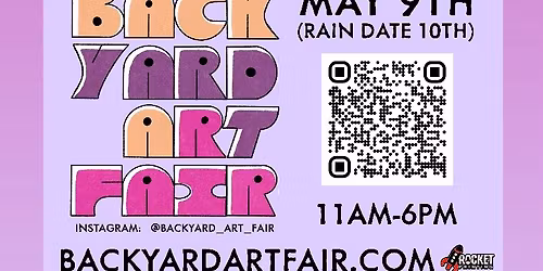 Backyard Art Fair 2026! May 9th ferndale + Oak Park 