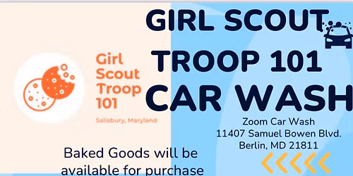 Troop 101 Car Wash and Bake Sale
