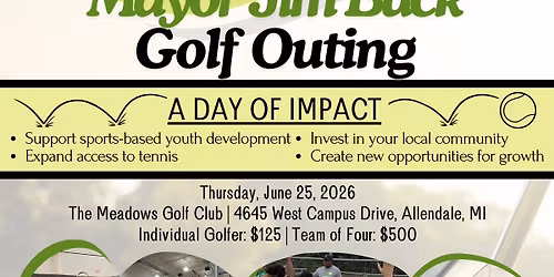 2026 Mayor Jim Buck Golf Outing