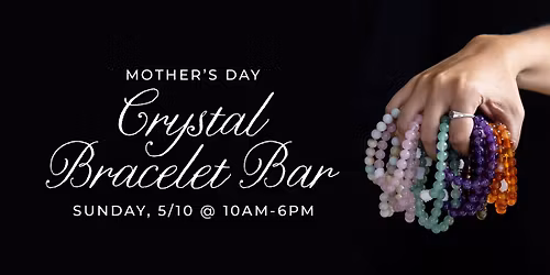 Mother's Day Crystal Bracelet Bar