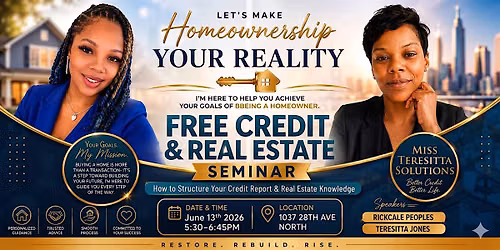 From Credit to Keys: Credit & Homebuying Seminar