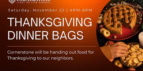 Thanksgiving Dinner Bags Distribution