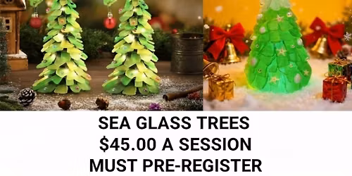 Sea glass trees!